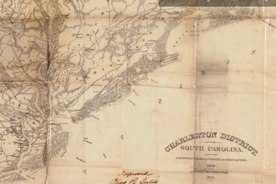 Omar ibn Said map of Charleston